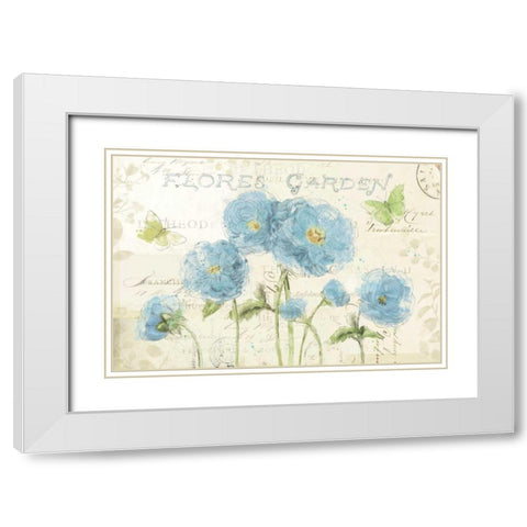 Romantic Morning I White Modern Wood Framed Art Print with Double Matting by Pertiet, Katie
