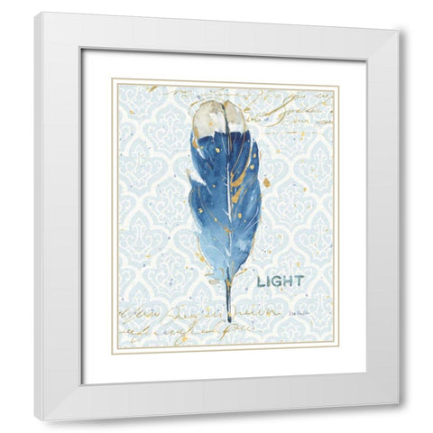 Indigold XVIII White Modern Wood Framed Art Print with Double Matting by Audit, Lisa