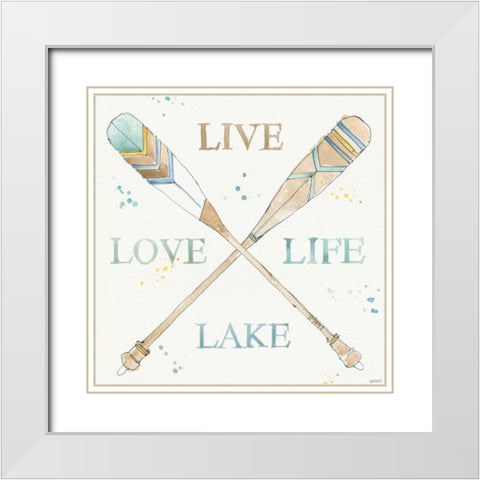 Lakehouse V White Modern Wood Framed Art Print with Double Matting by Tavoletti, Anne