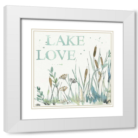 Lakehouse VI White Modern Wood Framed Art Print with Double Matting by Tavoletti, Anne