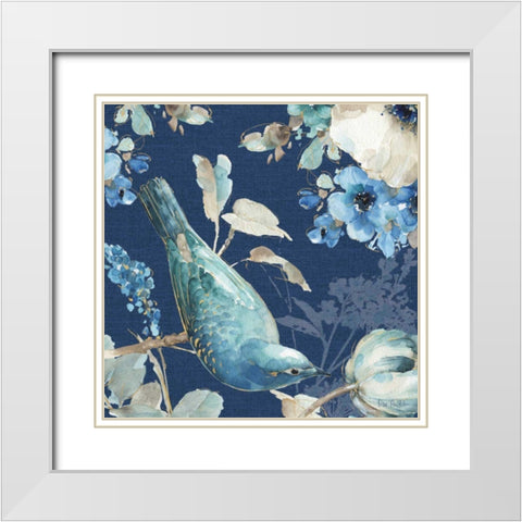 Indigold XXIV White Modern Wood Framed Art Print with Double Matting by Audit, Lisa