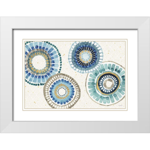 Indigold XXV White Modern Wood Framed Art Print with Double Matting by Audit, Lisa