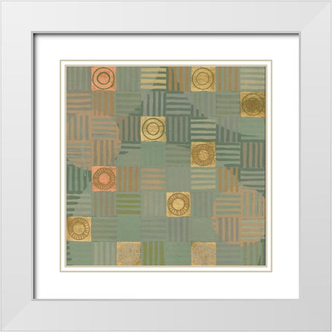 August Evening III White Modern Wood Framed Art Print with Double Matting by Lovell, Kathrine