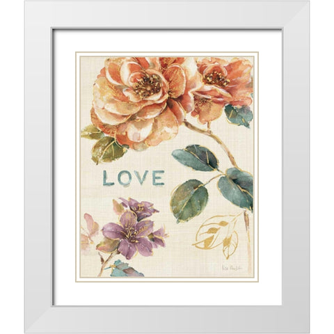 Spiced Nature VII White Modern Wood Framed Art Print with Double Matting by Audit, Lisa