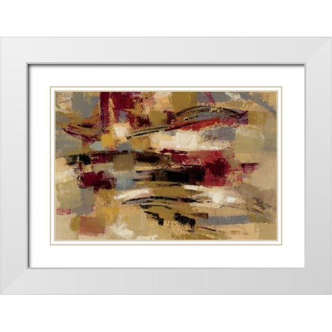 Ruins Crop White Modern Wood Framed Art Print with Double Matting by Vassileva, Silvia