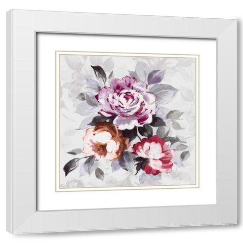 Bloom Where You Are Planted White Modern Wood Framed Art Print with Double Matting by Wild Apple Portfolio