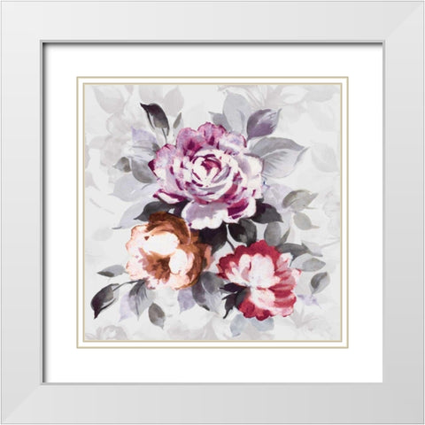 Bloom Where You Are Planted White Modern Wood Framed Art Print with Double Matting by Wild Apple Portfolio