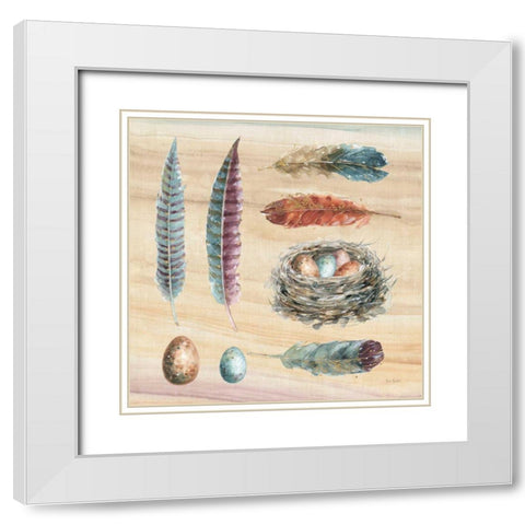 Spiced Nature IX White Modern Wood Framed Art Print with Double Matting by Audit, Lisa