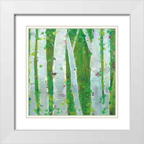This Wild Playground White Modern Wood Framed Art Print with Double Matting by Day, Kellie