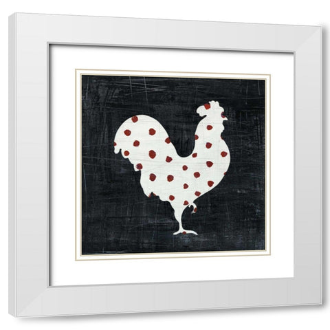 Modern Americana Farm III White Modern Wood Framed Art Print with Double Matting by Averinos, Melissa