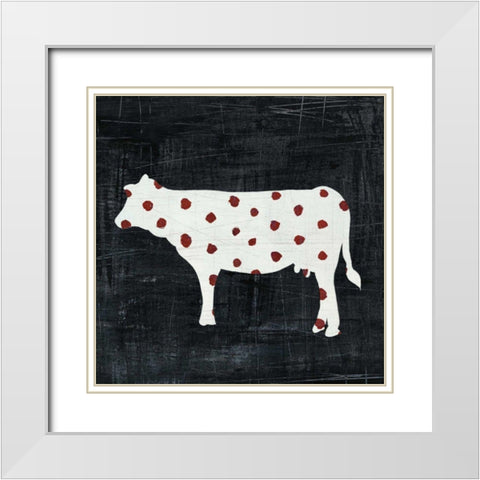 Modern Americana Farm IV White Modern Wood Framed Art Print with Double Matting by Averinos, Melissa