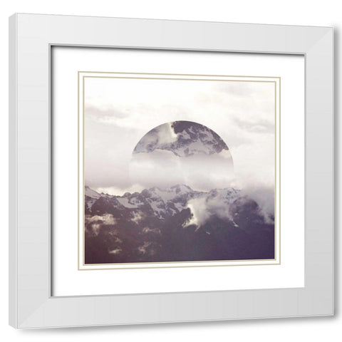 Reflected Landscape IV White Modern Wood Framed Art Print with Double Matting by Marshall, Laura