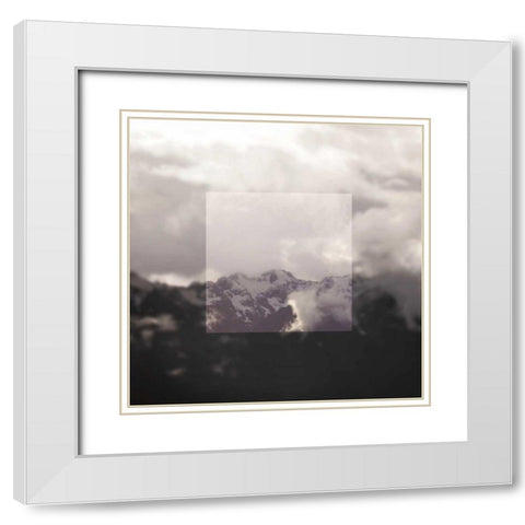 Framed Landscape IV White Modern Wood Framed Art Print with Double Matting by Marshall, Laura