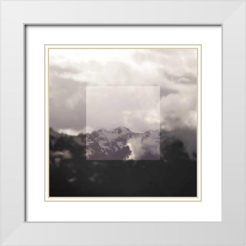 Framed Landscape IV White Modern Wood Framed Art Print with Double Matting by Marshall, Laura