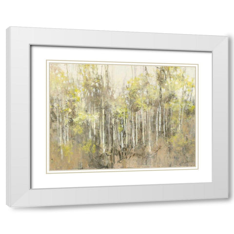 Summer Hike White Modern Wood Framed Art Print with Double Matting by Purinton, Julia