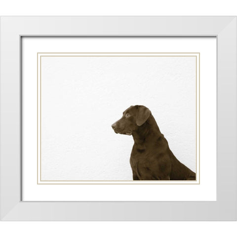 I See You Crop White Modern Wood Framed Art Print with Double Matting by Dratfield, Jim