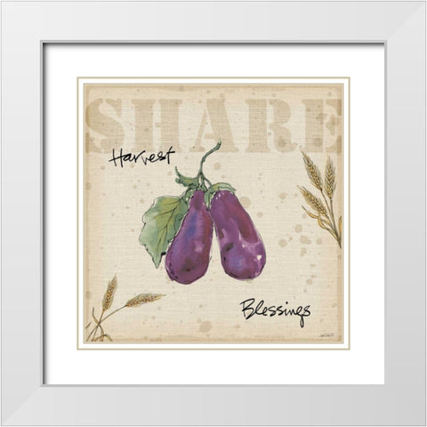 Farmers Feast  Harvest III White Modern Wood Framed Art Print with Double Matting by Tavoletti, Anne