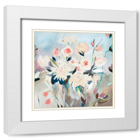 Sweetness and Light I White Modern Wood Framed Art Print with Double Matting by E., Joan