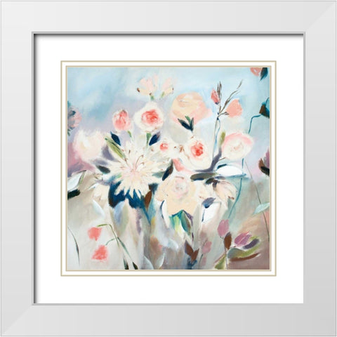 Sweetness and Light I White Modern Wood Framed Art Print with Double Matting by E., Joan