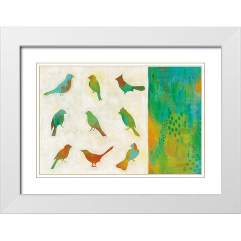 Flight Patterns I Crop White Modern Wood Framed Art Print with Double Matting by Averinos, Melissa