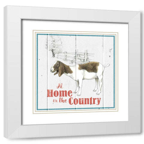 Farm To Table II White Modern Wood Framed Art Print with Double Matting by Grove, Beth