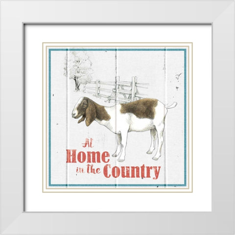 Farm To Table II White Modern Wood Framed Art Print with Double Matting by Grove, Beth