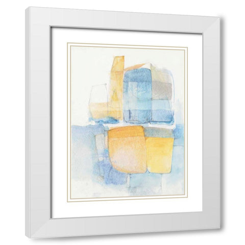 Good Humor White Modern Wood Framed Art Print with Double Matting by Schick, Mike