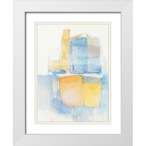 Good Humor White Modern Wood Framed Art Print with Double Matting by Schick, Mike