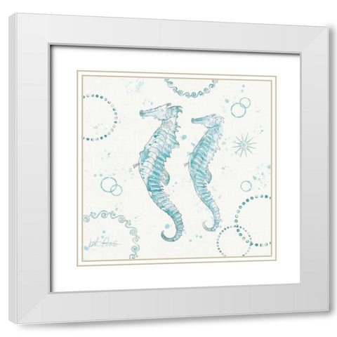 Coastal Splash III White Modern Wood Framed Art Print with Double Matting by Pertiet, Katie
