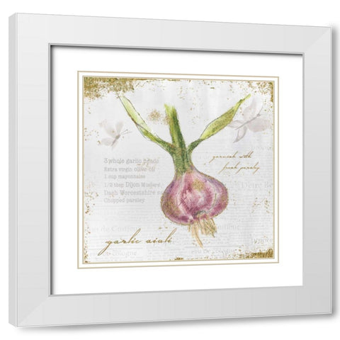 Garden Treasures XI White Modern Wood Framed Art Print with Double Matting by Adams, Emily