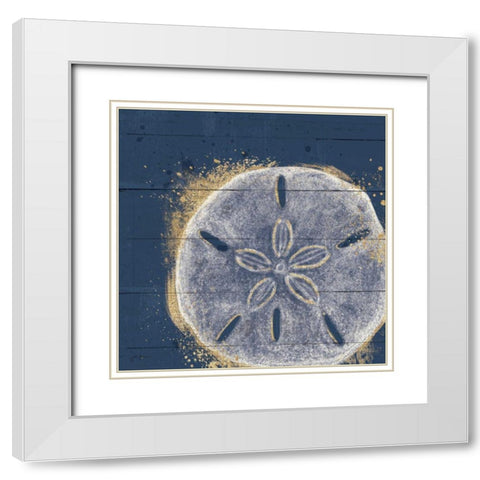 Calm Seas X no Words White Modern Wood Framed Art Print with Double Matting by Penner, Janelle