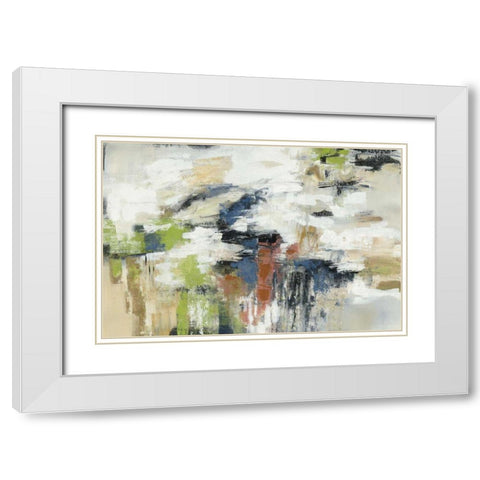 Highline View White Modern Wood Framed Art Print with Double Matting by Vassileva, Silvia