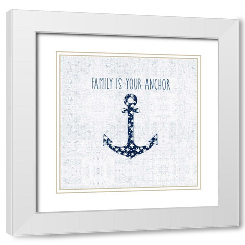 Sunday on the Coast III White Modern Wood Framed Art Print with Double Matting by Pela