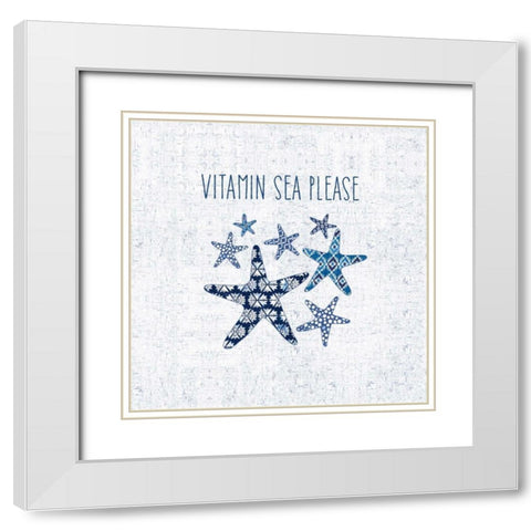 Sunday on the Coast VI White Modern Wood Framed Art Print with Double Matting by Pela
