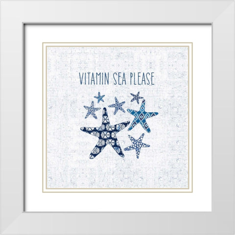 Sunday on the Coast VI White Modern Wood Framed Art Print with Double Matting by Pela