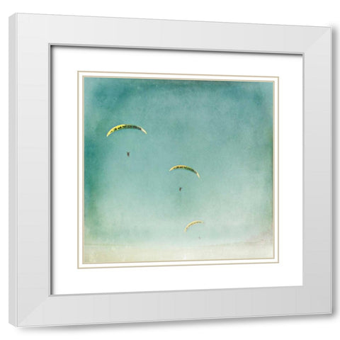 The Escape White Modern Wood Framed Art Print with Double Matting by Bevan, Keri