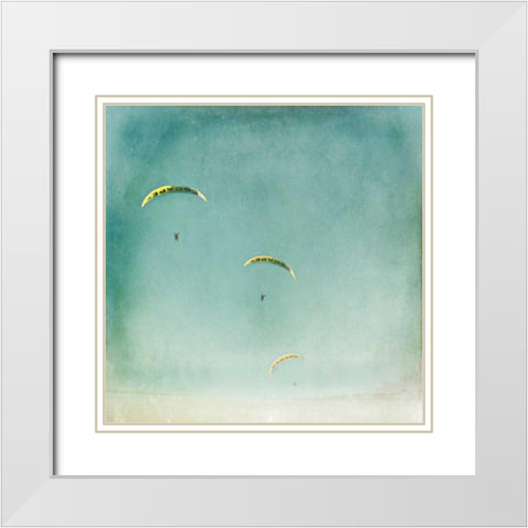 The Escape White Modern Wood Framed Art Print with Double Matting by Bevan, Keri