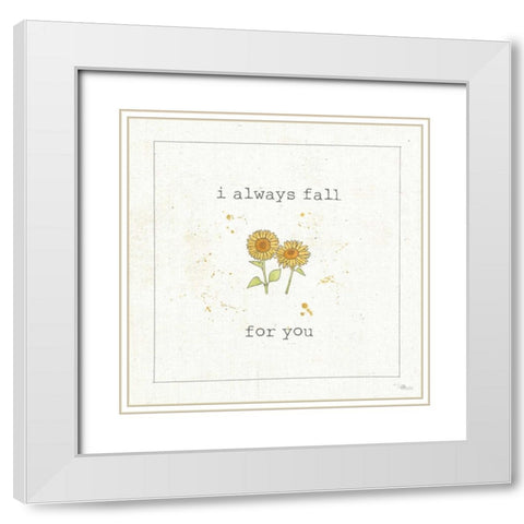 Harvest Cuties II White Modern Wood Framed Art Print with Double Matting by Pela Studio