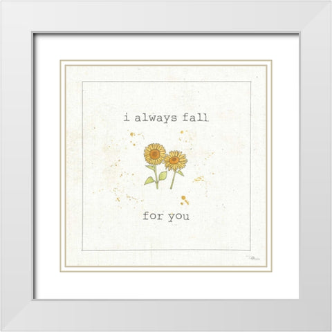 Harvest Cuties II White Modern Wood Framed Art Print with Double Matting by Pela Studio