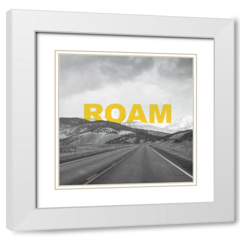 Bold Adventures I White Modern Wood Framed Art Print with Double Matting by Marshall, Laura