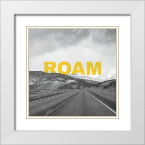 Bold Adventures I White Modern Wood Framed Art Print with Double Matting by Marshall, Laura