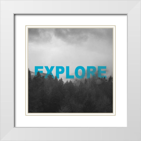 Bold Adventures II White Modern Wood Framed Art Print with Double Matting by Marshall, Laura