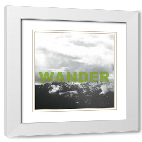 Bold Adventures III White Modern Wood Framed Art Print with Double Matting by Marshall, Laura