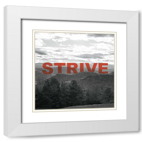 Bold Adventures VI White Modern Wood Framed Art Print with Double Matting by Marshall, Laura