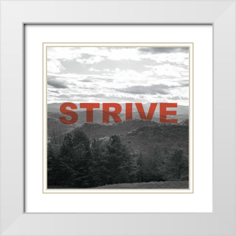 Bold Adventures VI White Modern Wood Framed Art Print with Double Matting by Marshall, Laura