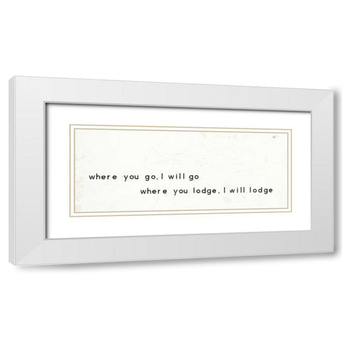 Words of Encouragement  III White Modern Wood Framed Art Print with Double Matting by Adams, Emily