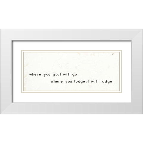 Words of Encouragement  III White Modern Wood Framed Art Print with Double Matting by Adams, Emily