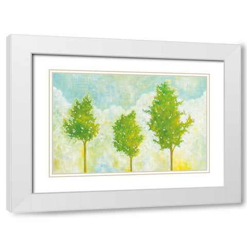 Golden Hour I White Modern Wood Framed Art Print with Double Matting by Averinos, Melissa