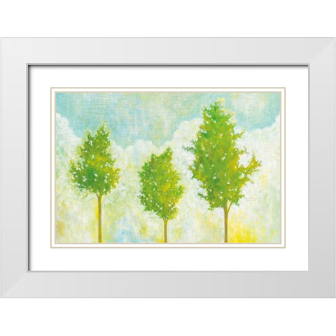 Golden Hour I White Modern Wood Framed Art Print with Double Matting by Averinos, Melissa