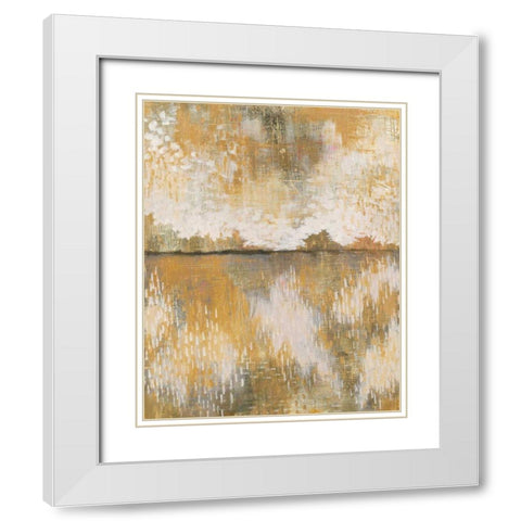 Curious Sky White Modern Wood Framed Art Print with Double Matting by Averinos, Melissa